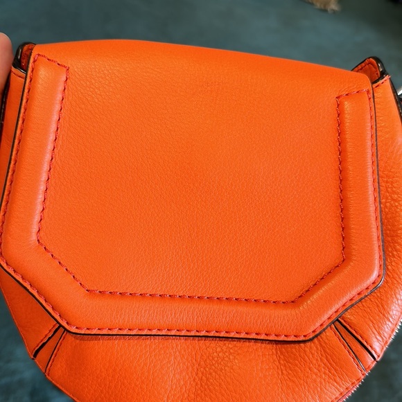 RAG & BONE BRADBURY MINI FLAP CROSSBODY ORANGE BAG - Picture 9 of 10